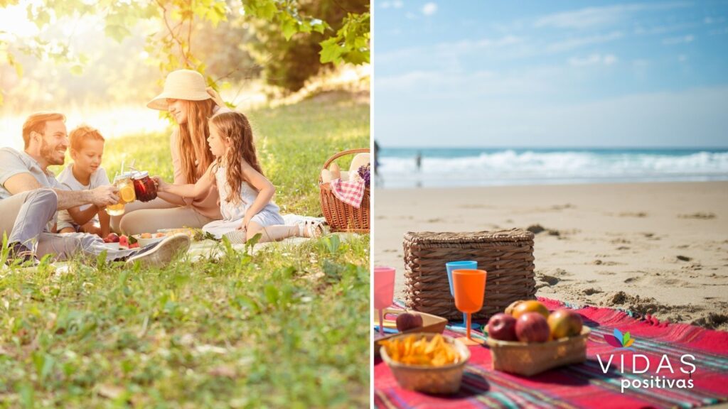 Una exclusión o un picnic al aire libre es siempre una buena idea para disfrutar del exterior
